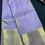 Thumbnail: Lavender Kanchipuram Pure Silk Saree with Gold zari