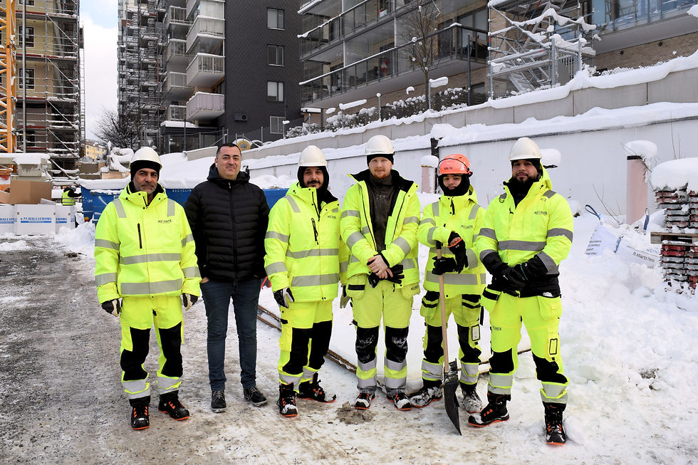 Några av Auxantes konsulter med senior konsultchef Hakan.