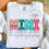 Thumbnail: Custom Name “She is clothed” spring crewneck - faux embroidery 
