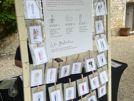 Woo Illustrations: Our First Destination Wedding