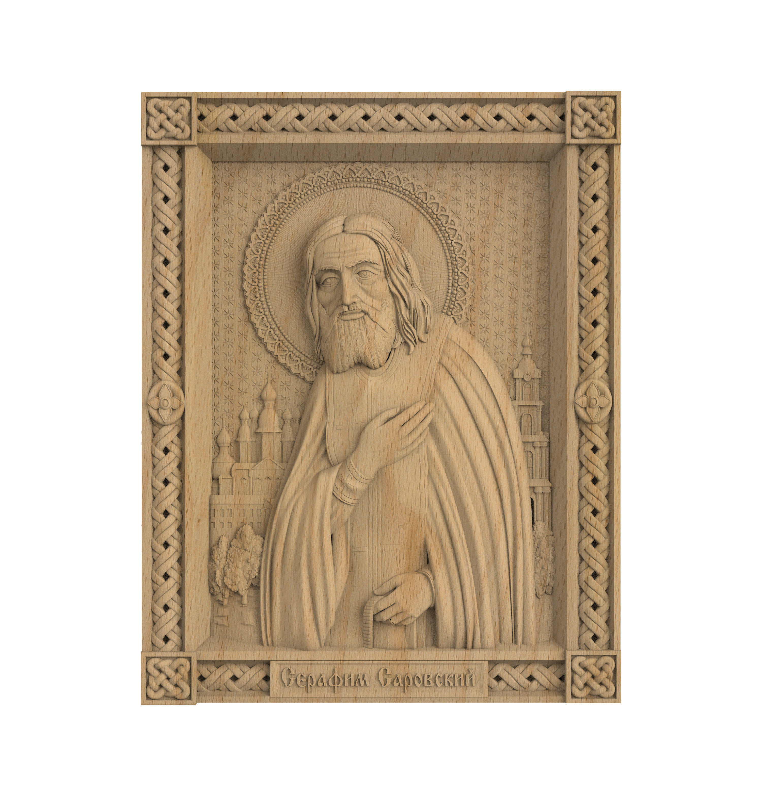 CR-077_03_Икона Серафима Саровского Святого Преподобного