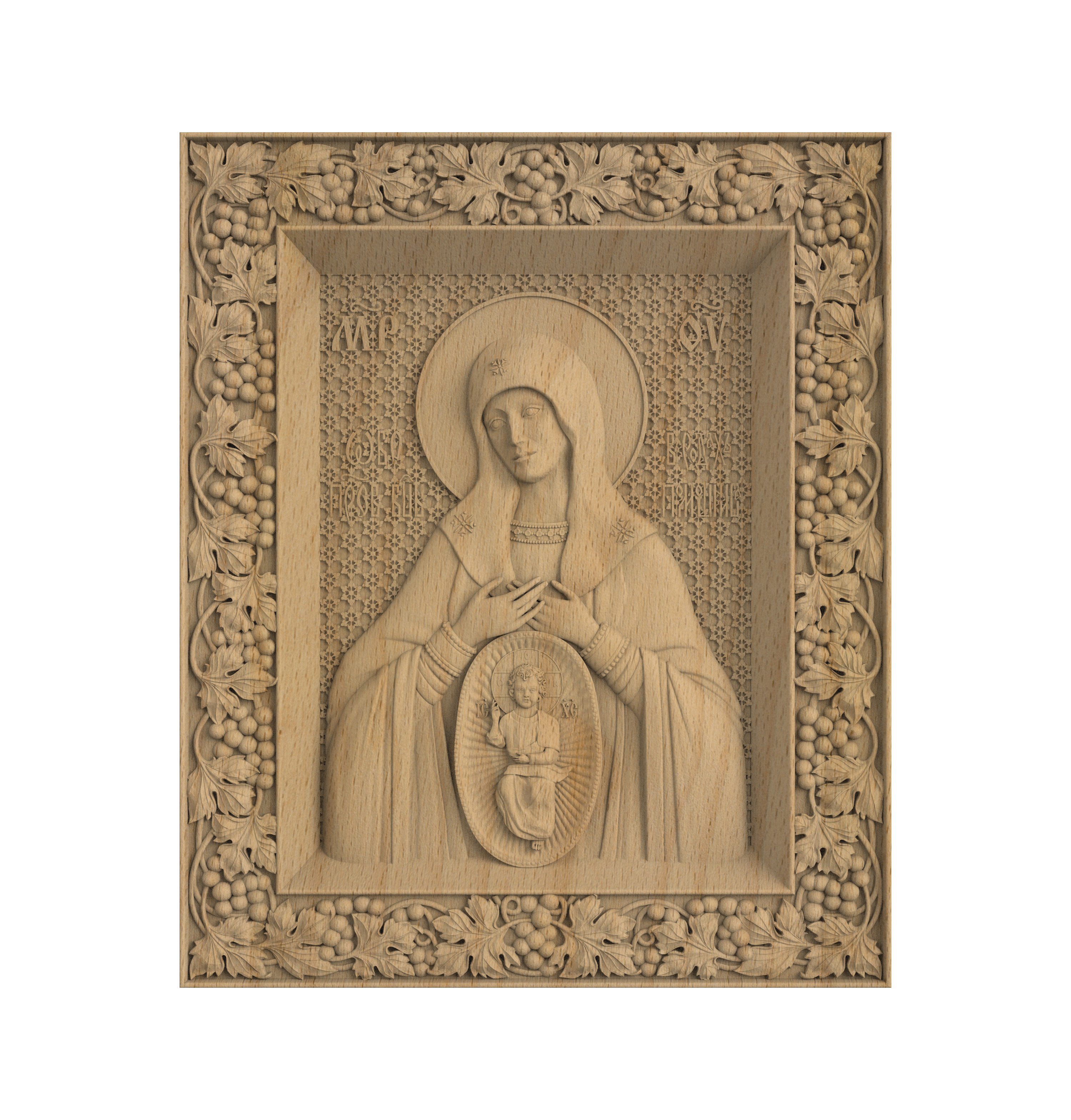 CR-031_02_Икона "В родах помощница. Икона Богородицы"