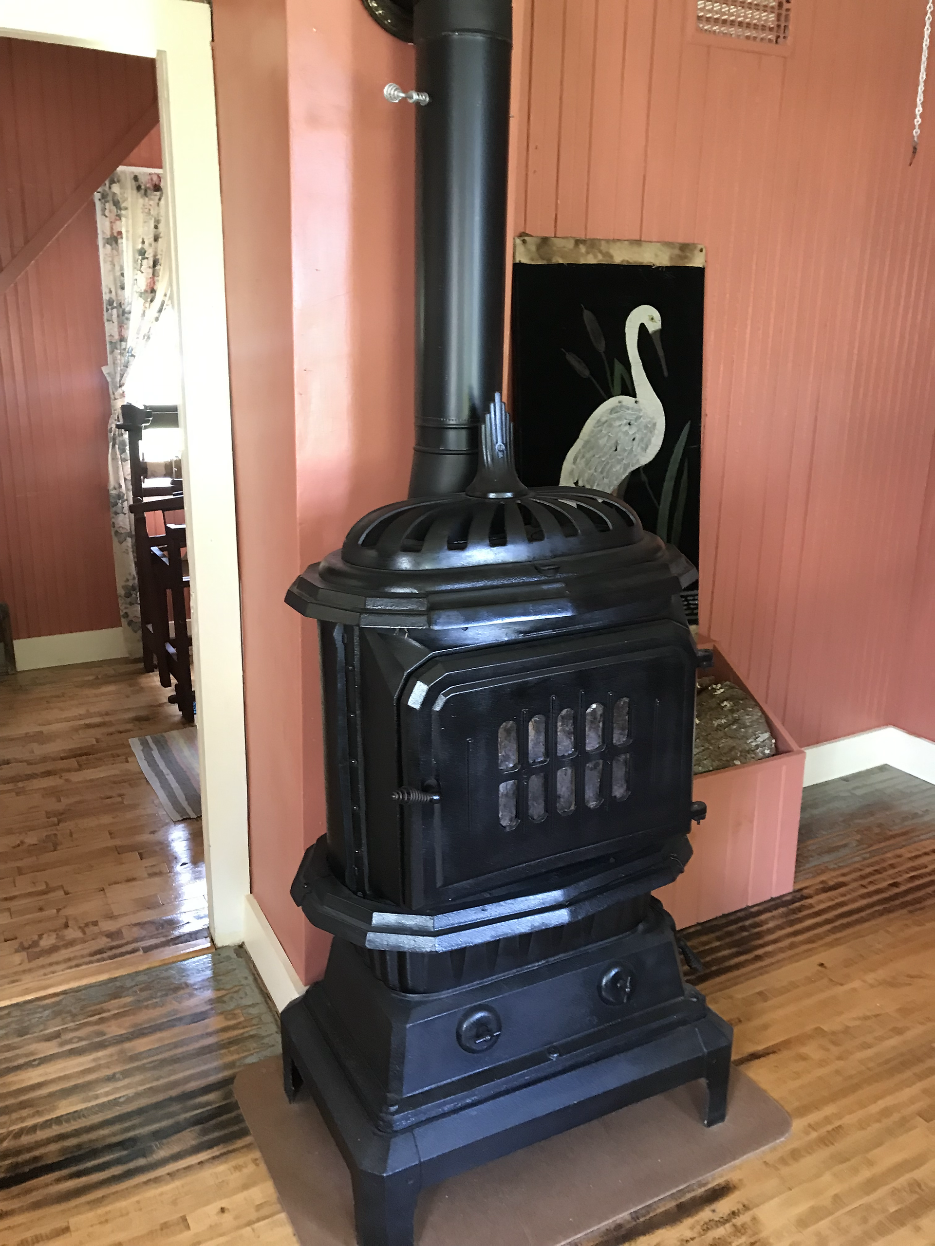 Stove for heating
