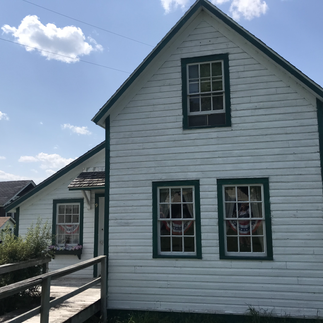 These houses were rented to workers with families by the Wisconsin Land & Lumber Co.