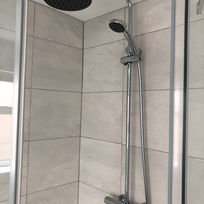 New shower with dual head