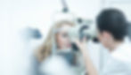 Woman getting her eyes tested