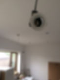 Ceiling lights installed