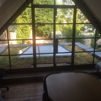 Loft conversion with large window