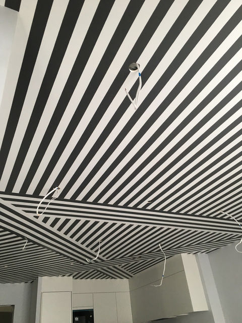 Abstract roof stripes