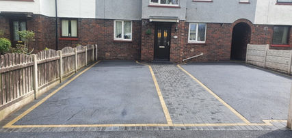 Newly laid Tarmac® and paving