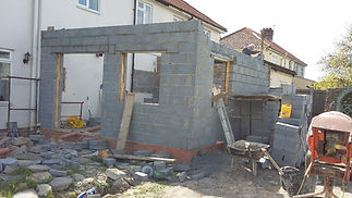 Extension being built