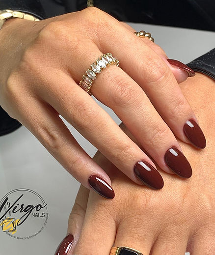 Classic manicured nails