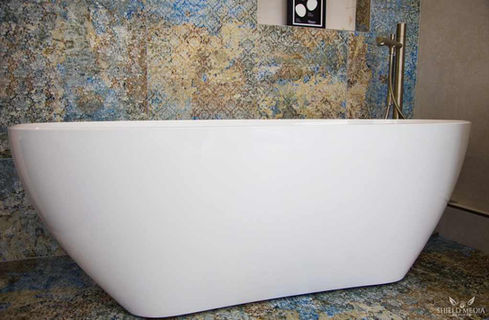 Large white bath