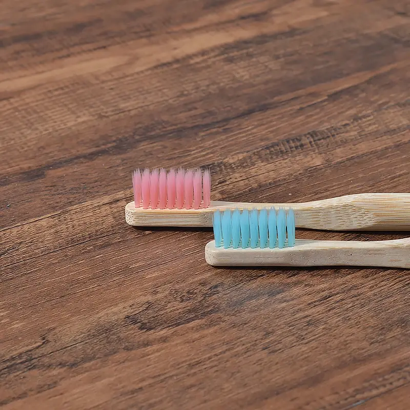 Thumbnail: 5-Pack Adult Bamboo Toothbrushes – Eco-Friendly Oral Care