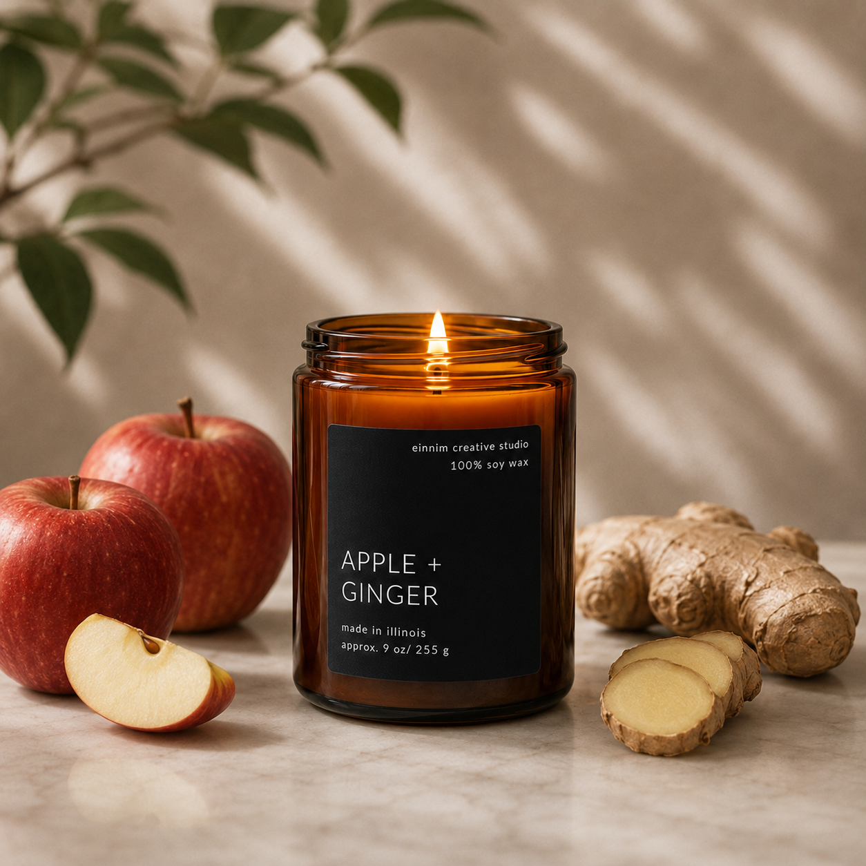 Apple + Ginger Soy Candle