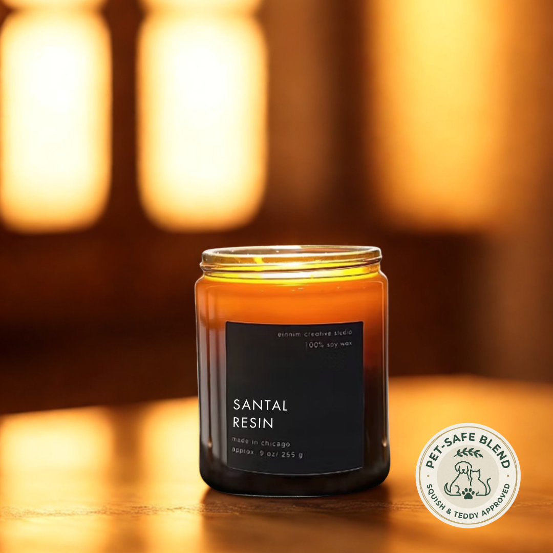 Pet-Friendly Collection | Santal Resin Soy Wax Candle