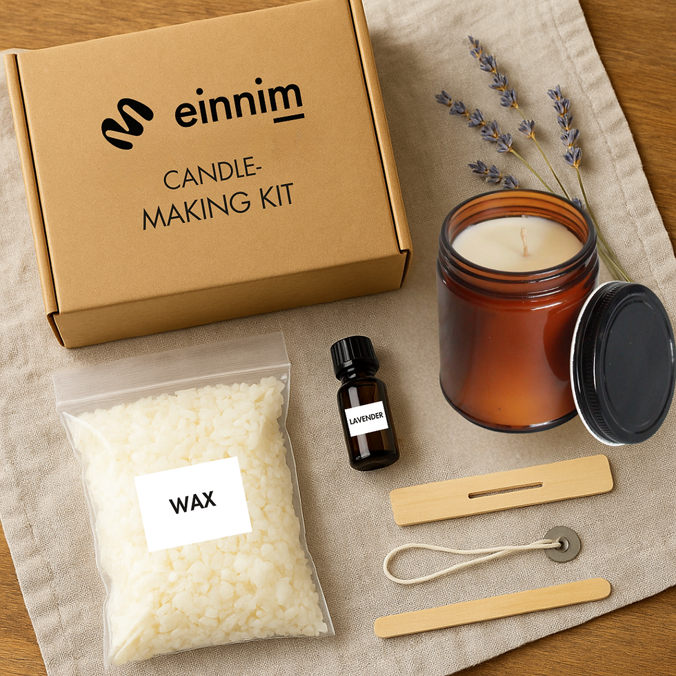 Thumbnail: Einnim Candle-Making Date Night Kit | DIY Soy Candle Kit for Two