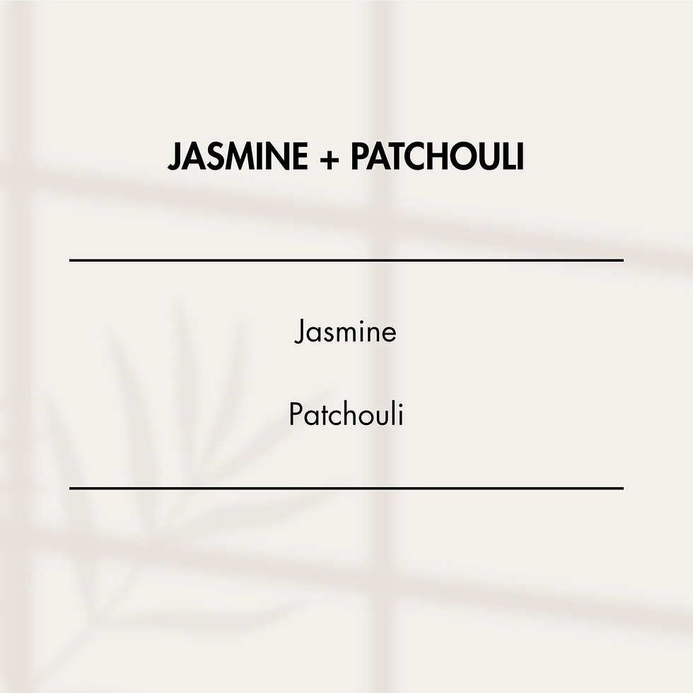 Miniatura: Jasmine + Patchouli Soy Wax Candle