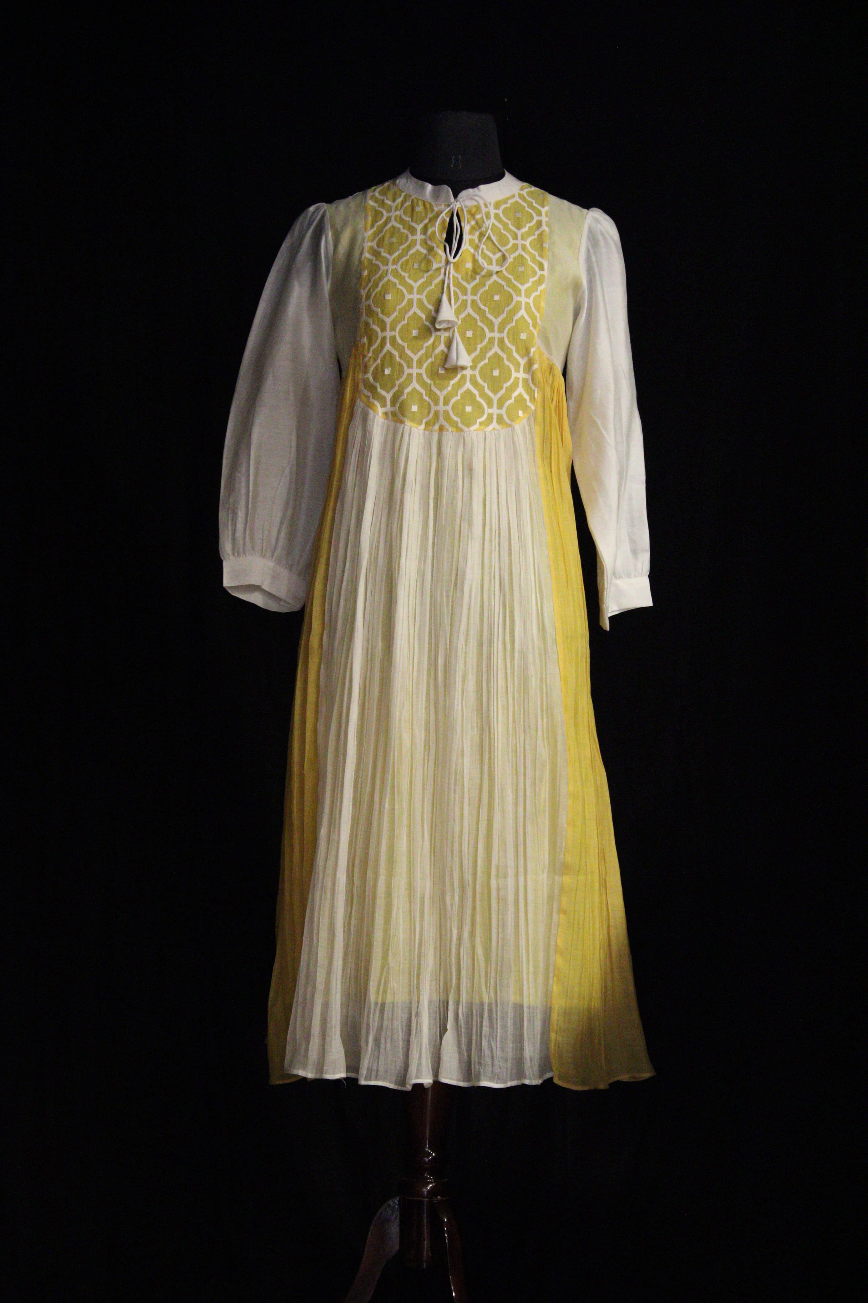 COTTON JAMDANI DRESS