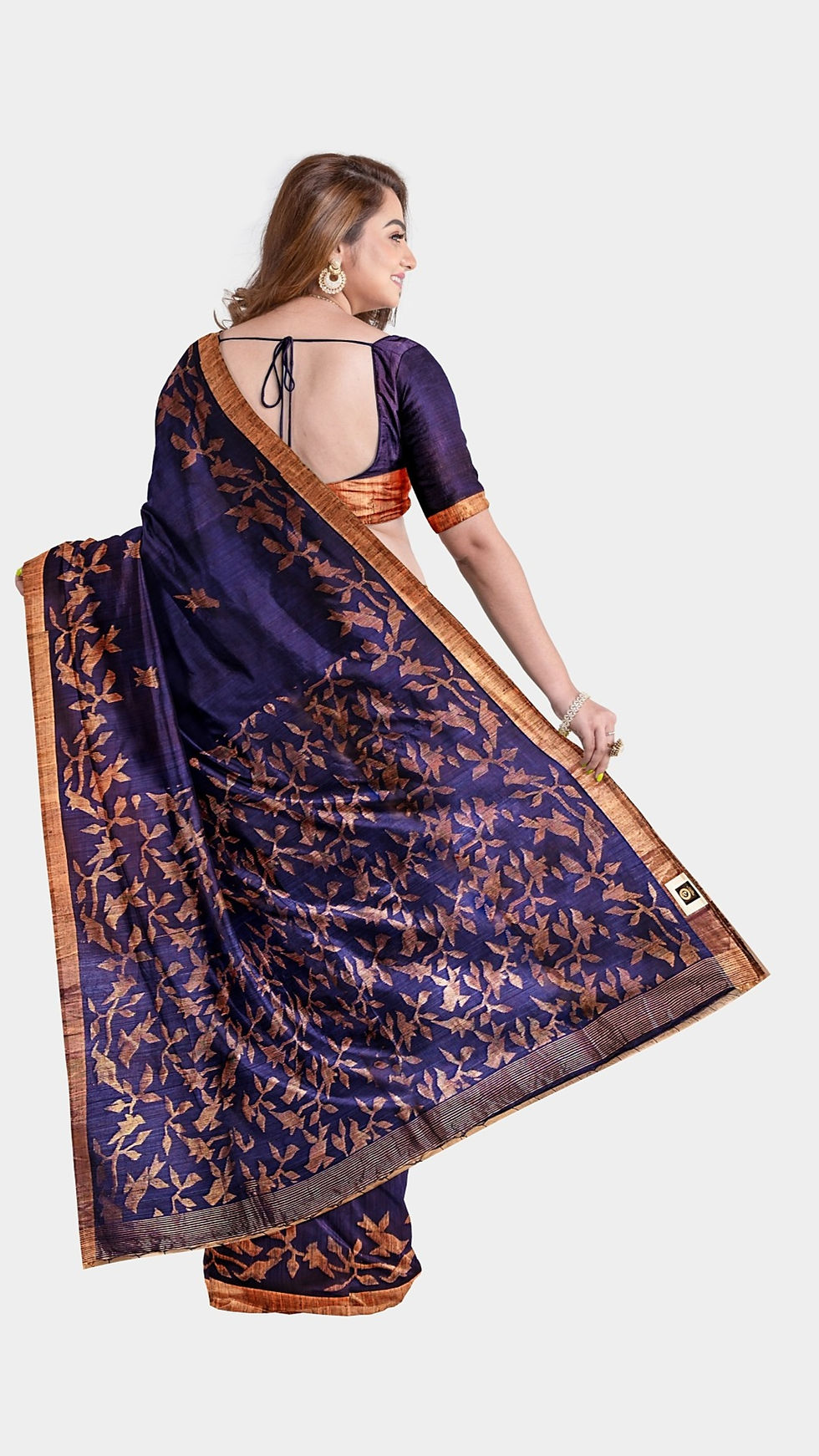 Thumbnail: Shaanvis matka silk saree