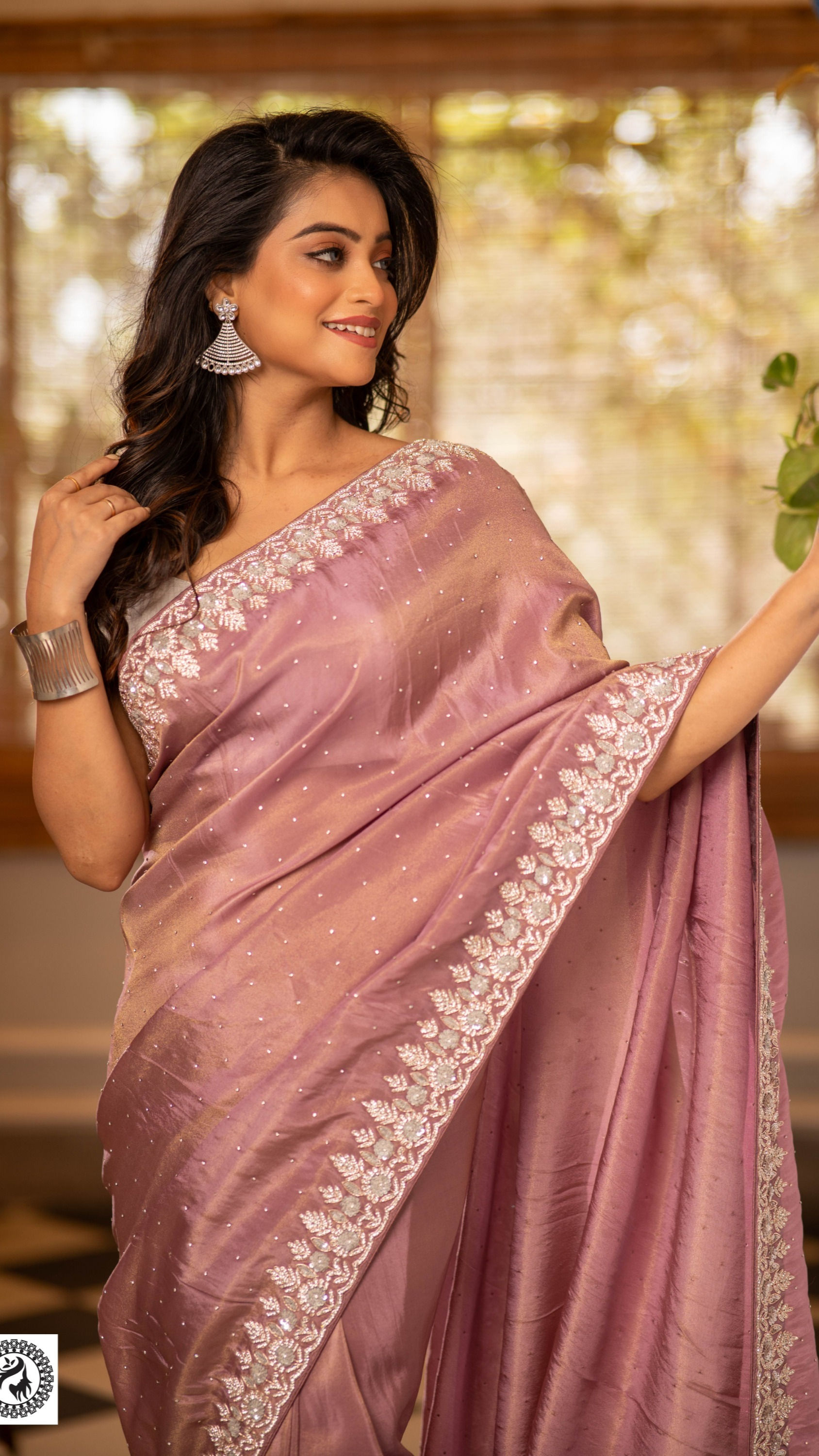 TISSUE ORGENZA SAREE