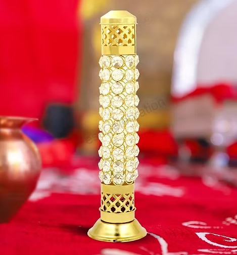 Thumbnail: Metal Agarbatti/Incense Stick Stand For Pooja & Decor