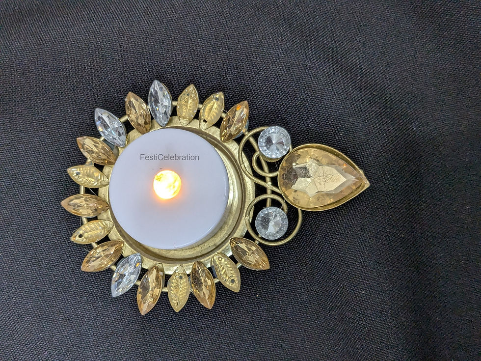 Golden T-light Holder