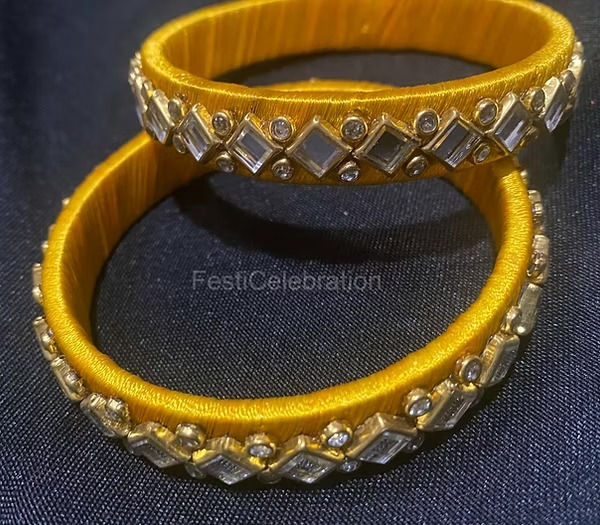 Thumbnail: Silk Thread Bangles
