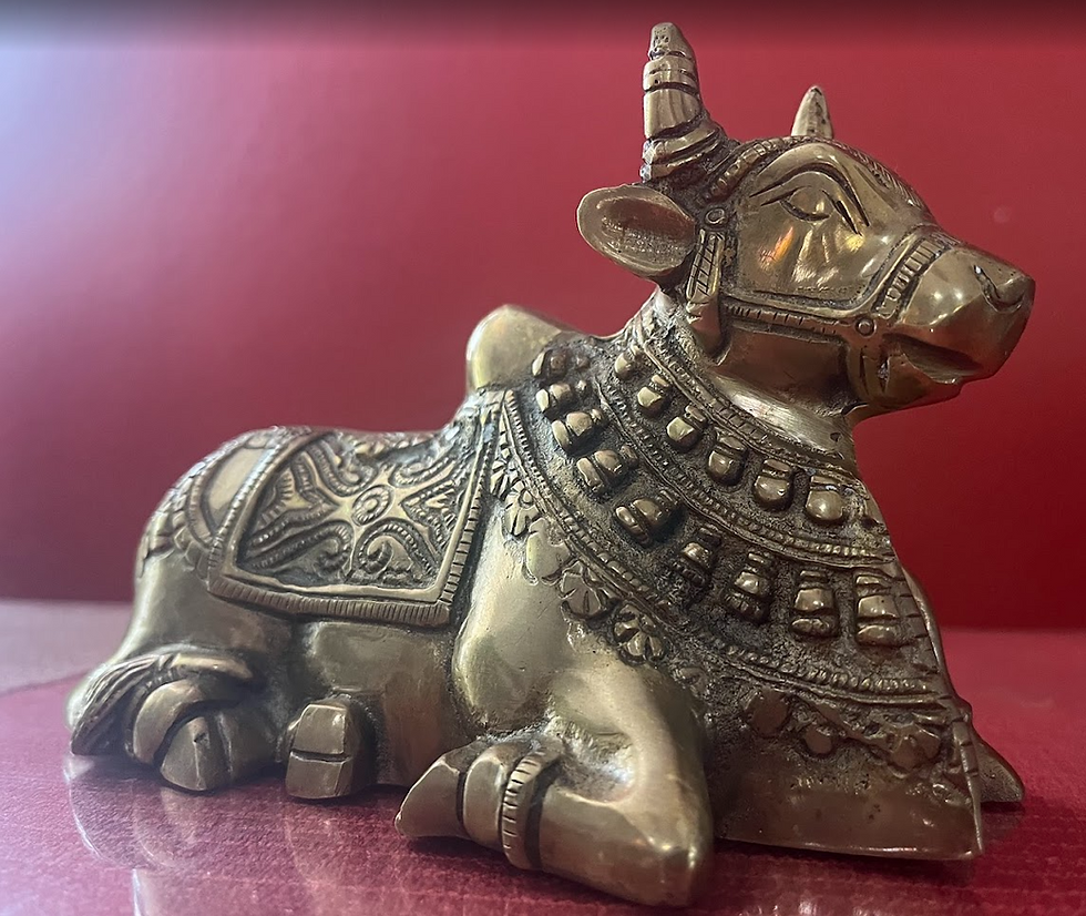 Thumbnail: Brass Nandi Idol – Handcrafted Lord Shiva’s Nandi Bull for Pooja, Temple & Home Décor