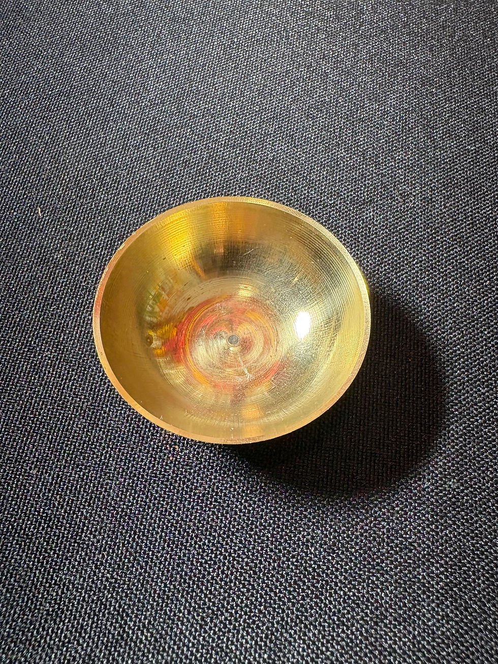 Brass katori