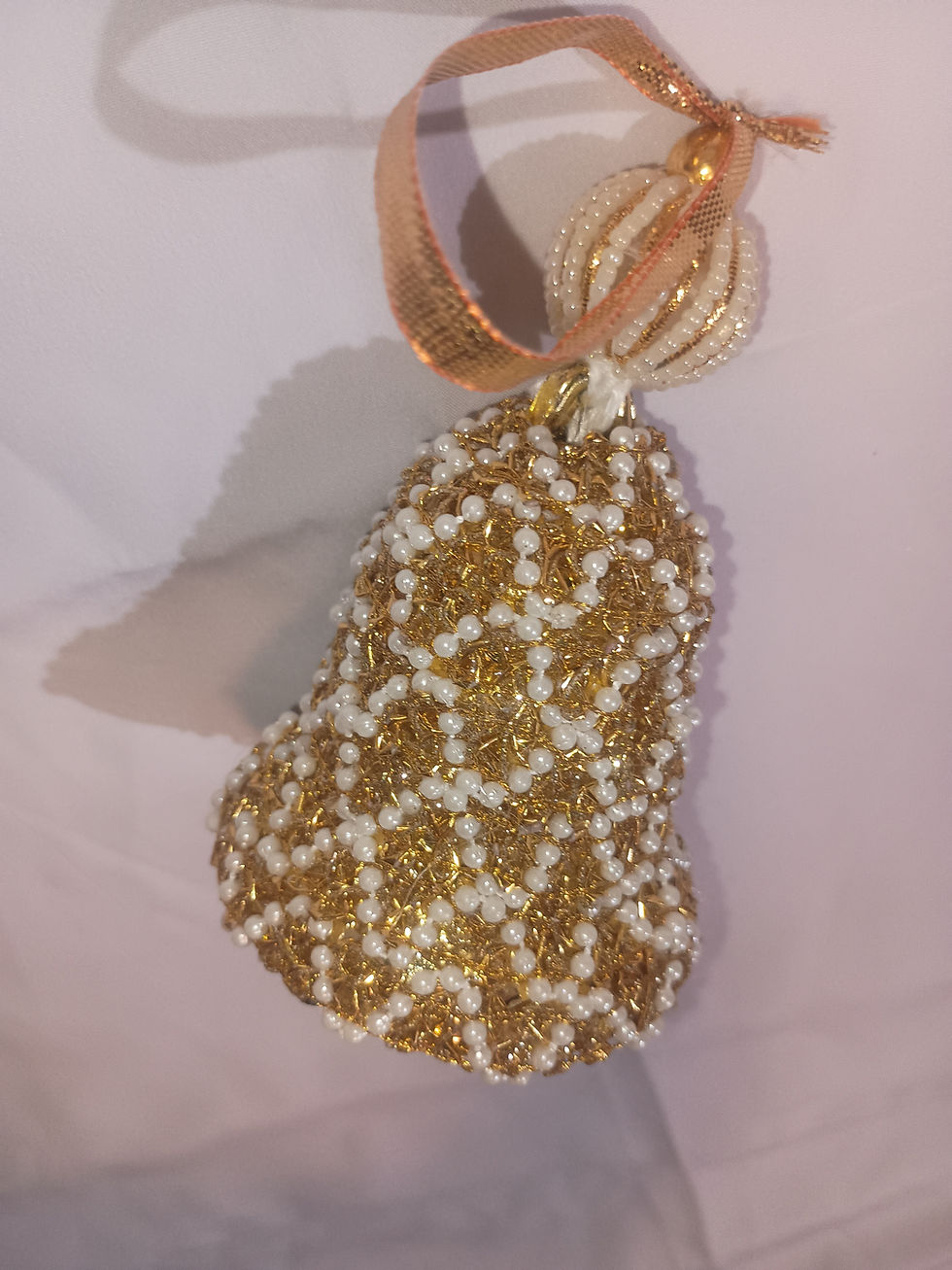 Thumbnail: Pearl Beaded Decorative Latkan with Bell