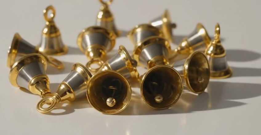 Thumbnail: Brass Ghanti / Pooja Bell – Handcrafted Temple Bell for Home Mandir