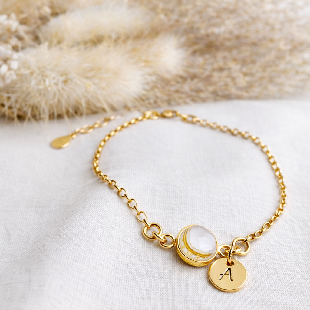 "Circle Of Love" armband | Moedermelkjuweel | Goud verguld