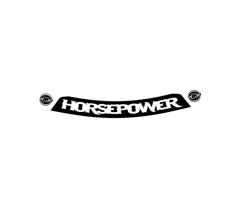 Thumbnail: Helmet Visor Decals Curved (Simpson) *Excludes Ghost Bandit
