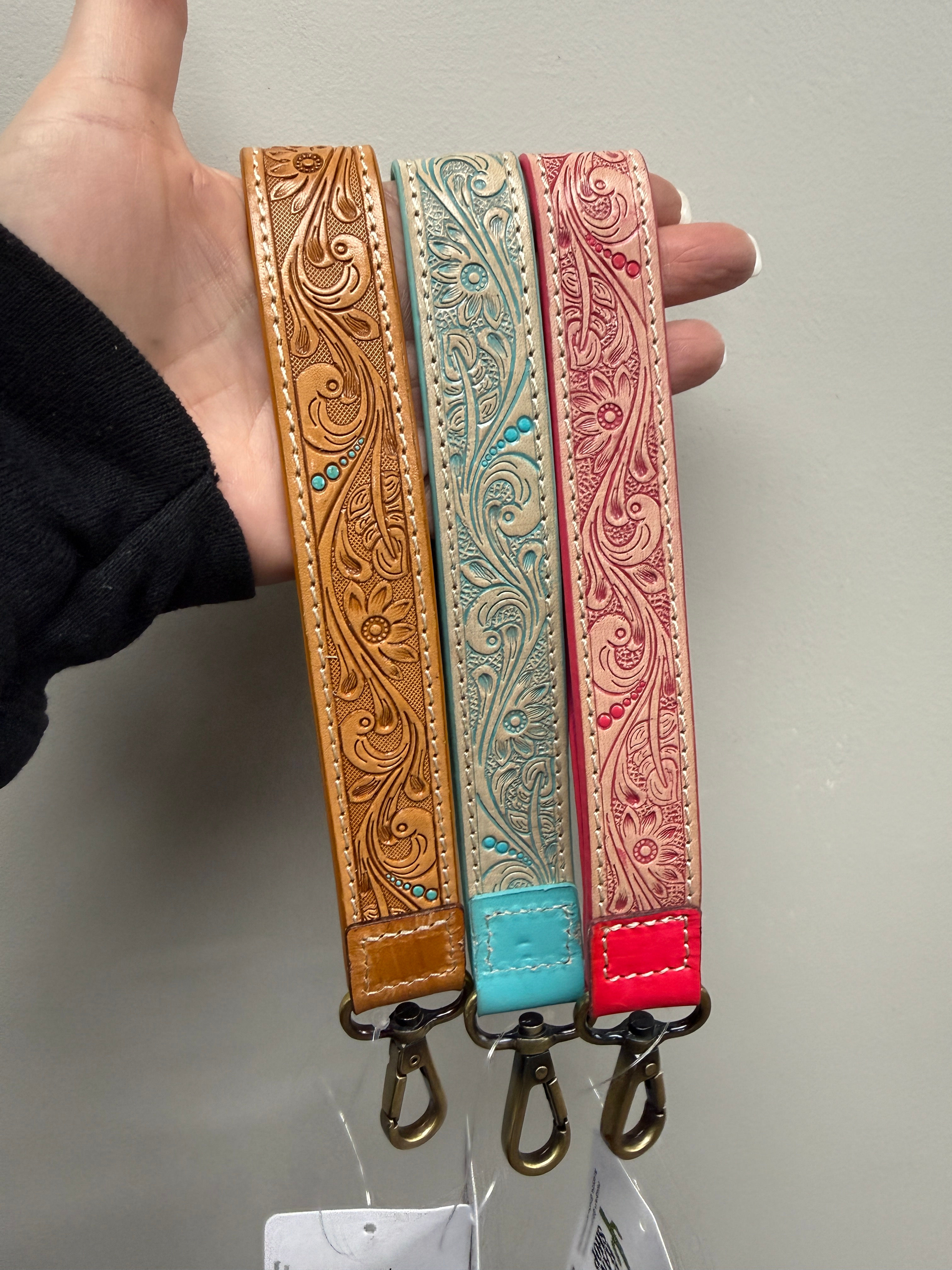 Leather Wristlets - Skinny