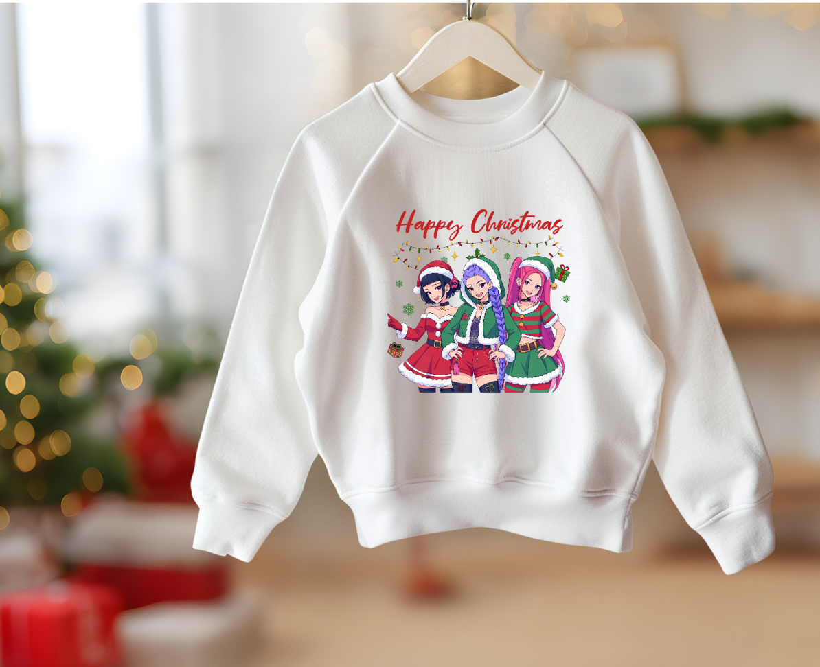 White Christmas Kpop Sweatshirt