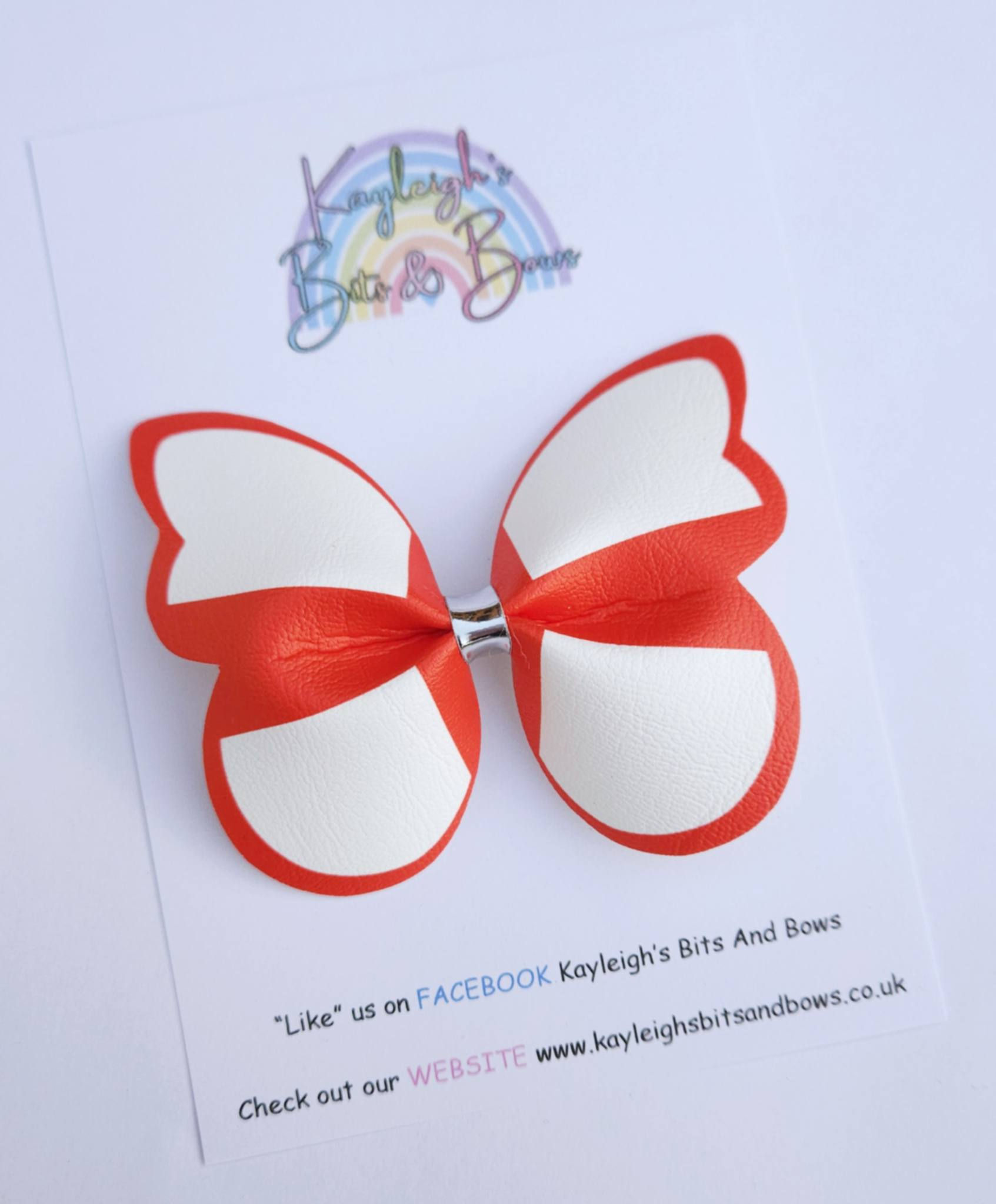 England Butterfly Hair Bow