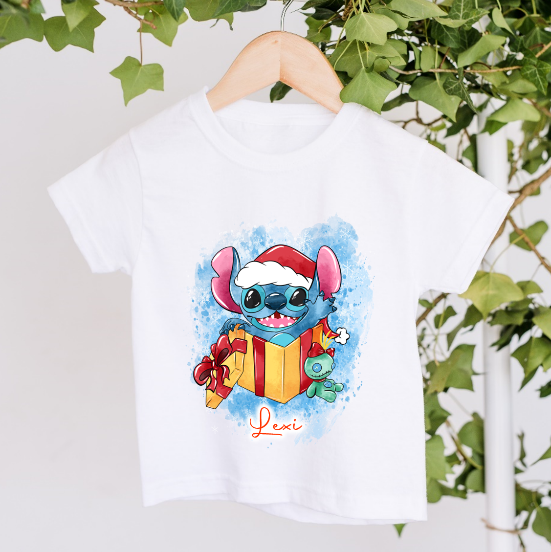 Personalised Christmas Stitch T-Shirt