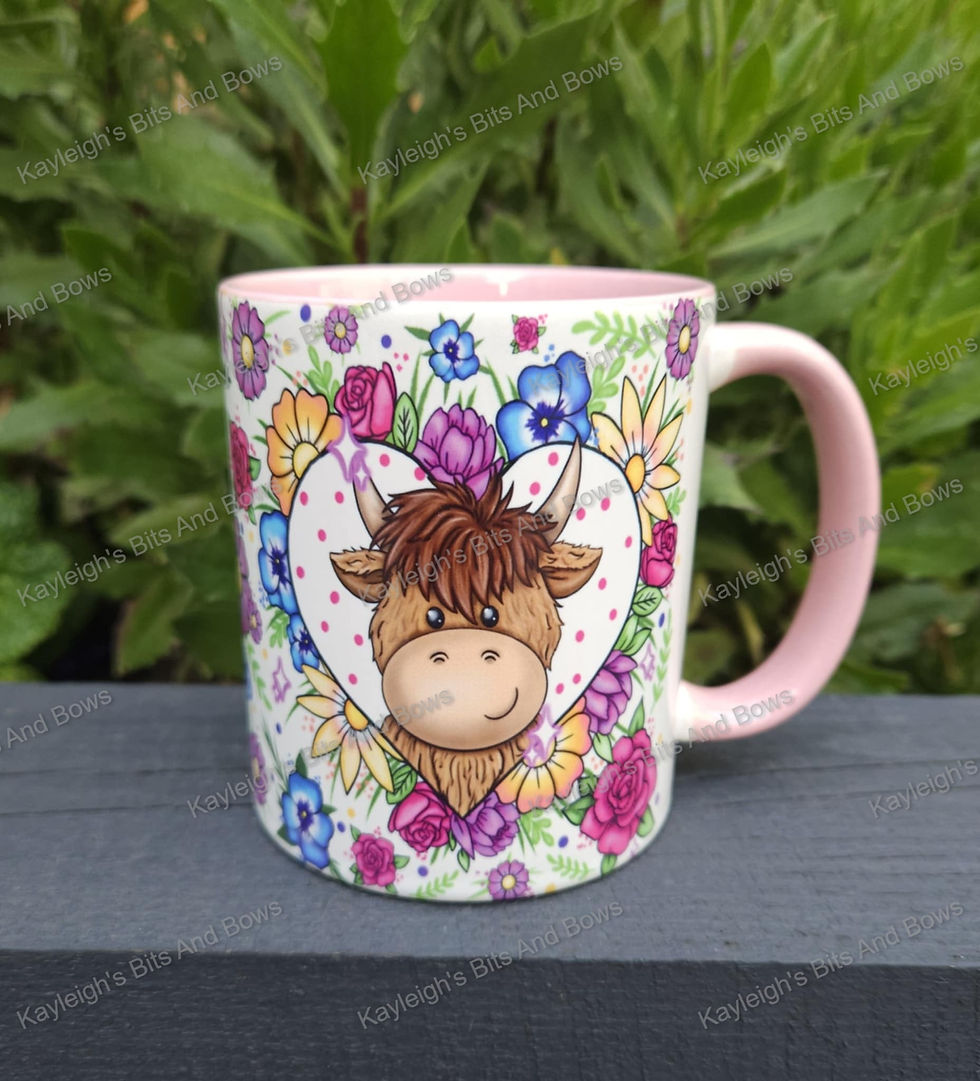 Thumbnail: Highland Cow Flower Mug