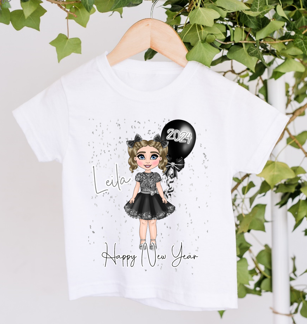 Custom Personalised New Years 2024 T-Shirt
