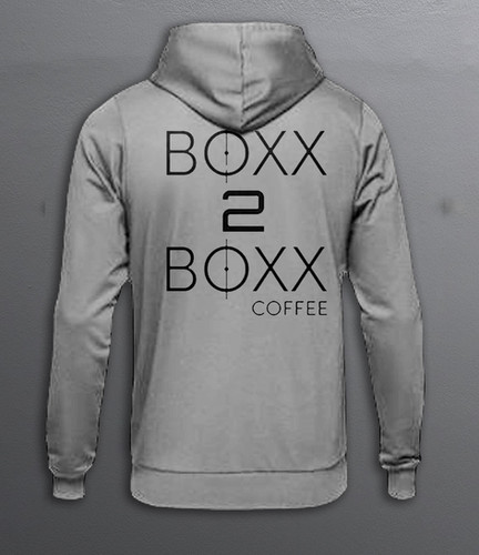 Box2box Merch BOXX2BOXX Adults Hoodie Light Grey | BOXX2BOXX COFFEE