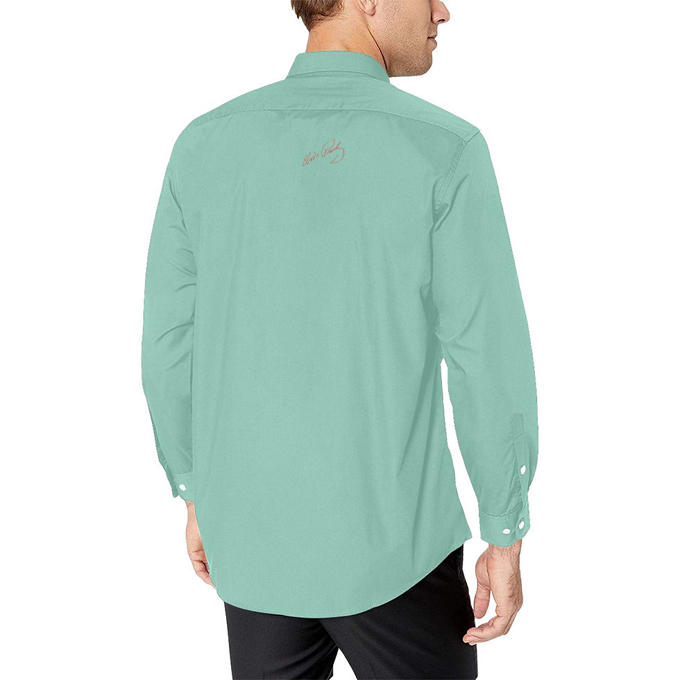 Thumbnail: Elvis Presley's Classic Long Sleeve Shirt in Carnival Glass Men's All Over Print