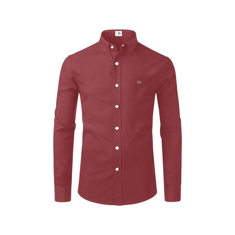Miniatura: Elvis Presley's Classic Long Sleeve Shirt in Red Dahlia Men's All Over Print Lon