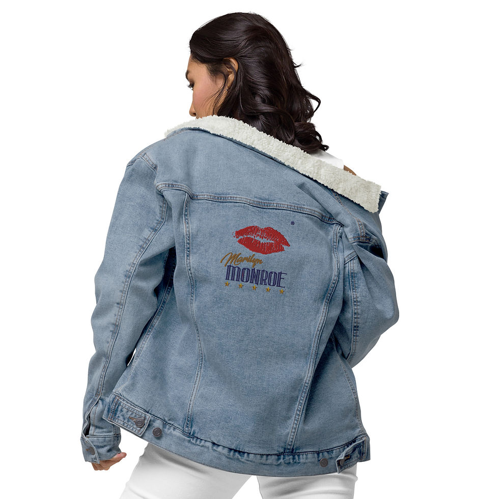 Miniatura: Marilyn Monroe's Denim Sherpa Jacket