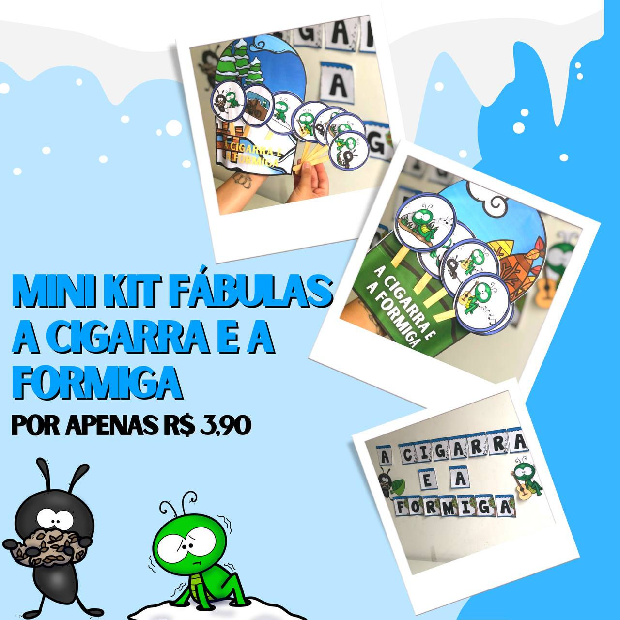 Fábula - A Cigarra e a Formiga