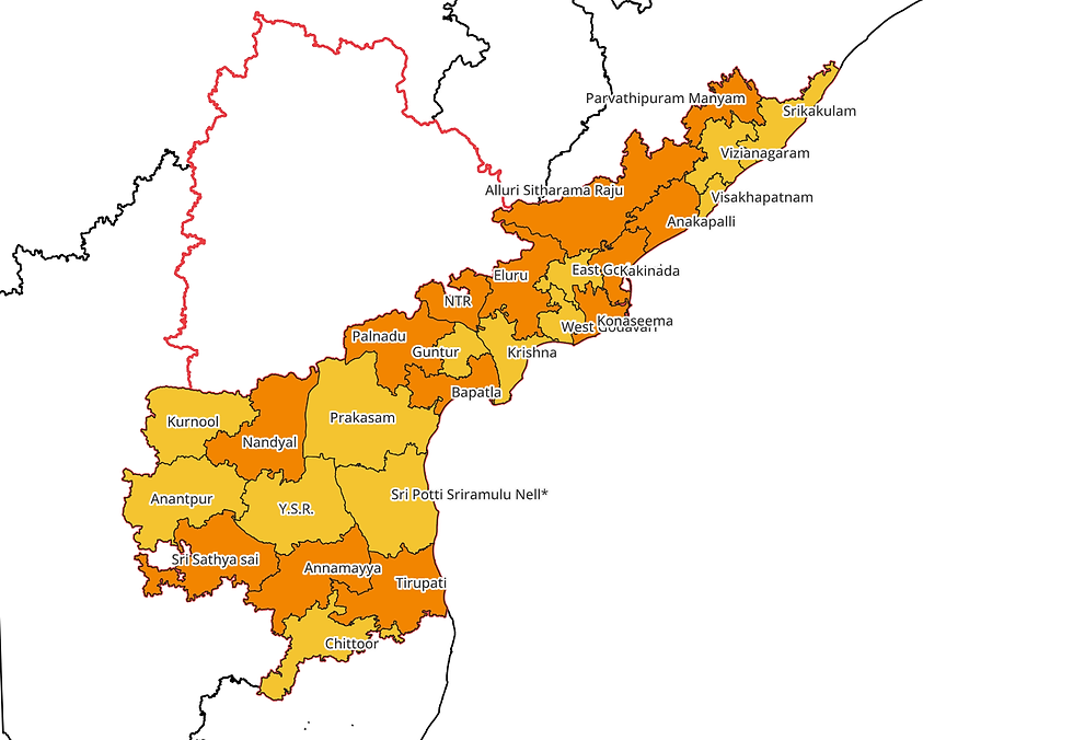 Andhra Pradesh districts, 2023