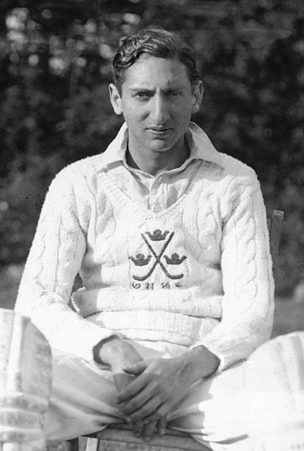 (Nawab of Pataudi, Iftikhar Ali. Source: Hulton Archive)