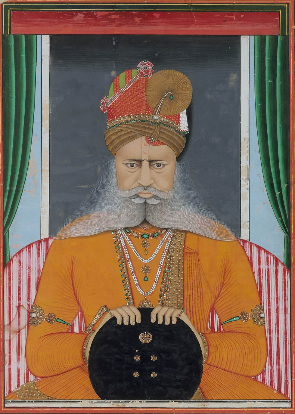 (Maraharaja Sirdar Singh Bahadoor of Bikaner, painting by Chotu. Source: Wikimedia Commons)