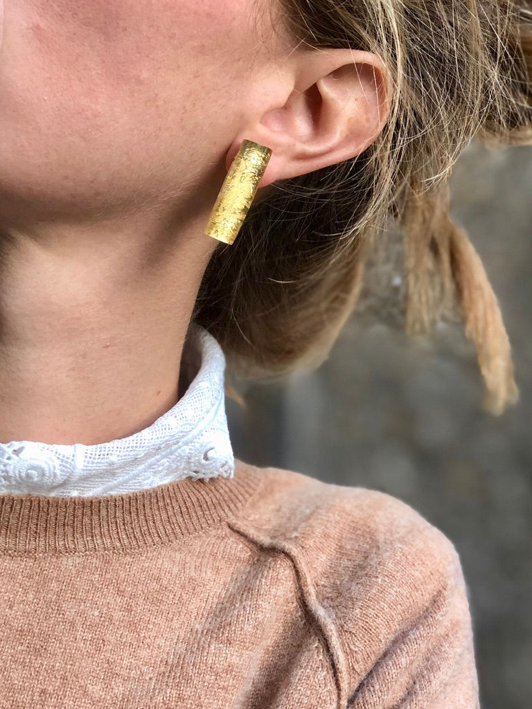 Bertel gold earrings