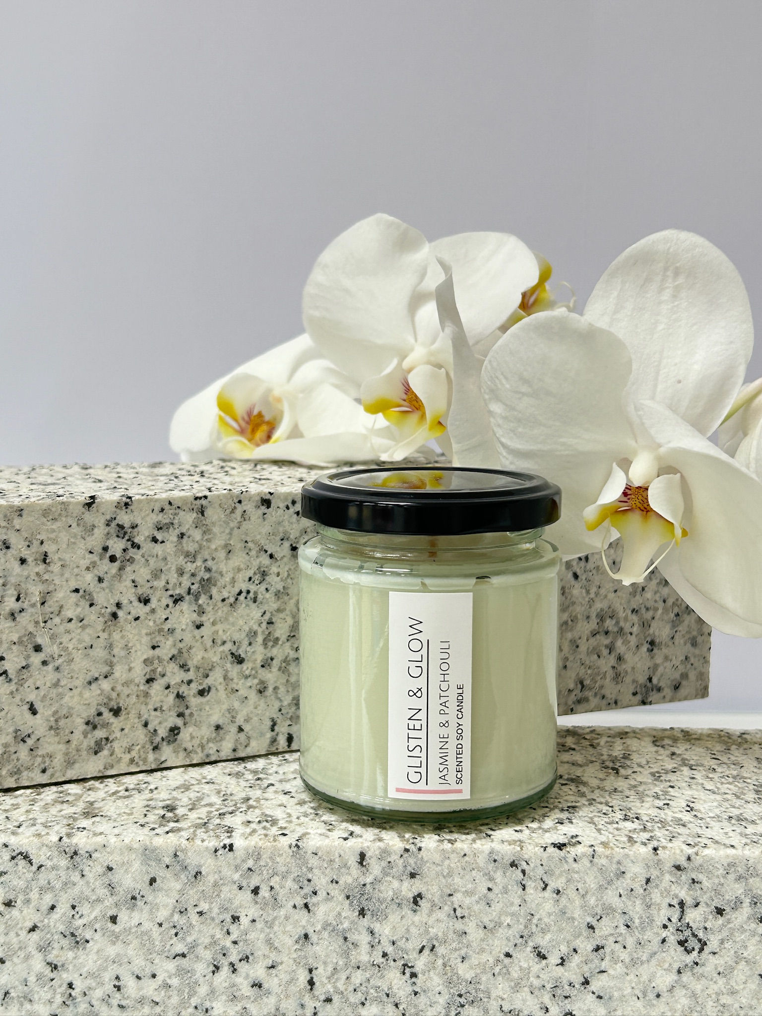 Jasmine & Patchouli essential candle